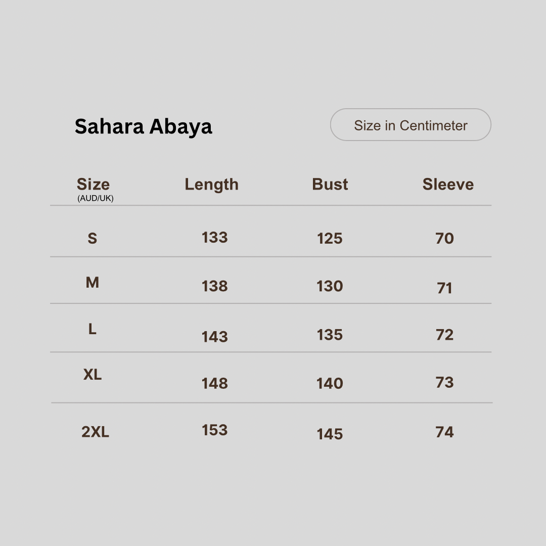 Sahara Abaya