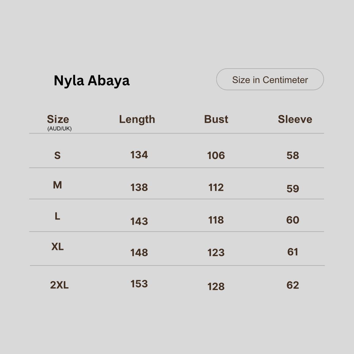 Nyla Abaya | Sky Blue
